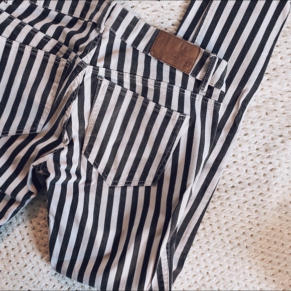 H&M Denim - Striped H&M Skinny Jean